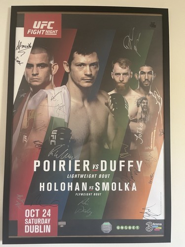 Ufc signed dustin - signed,