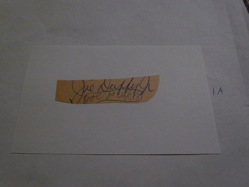 Joe duffy autographed - duffy, on